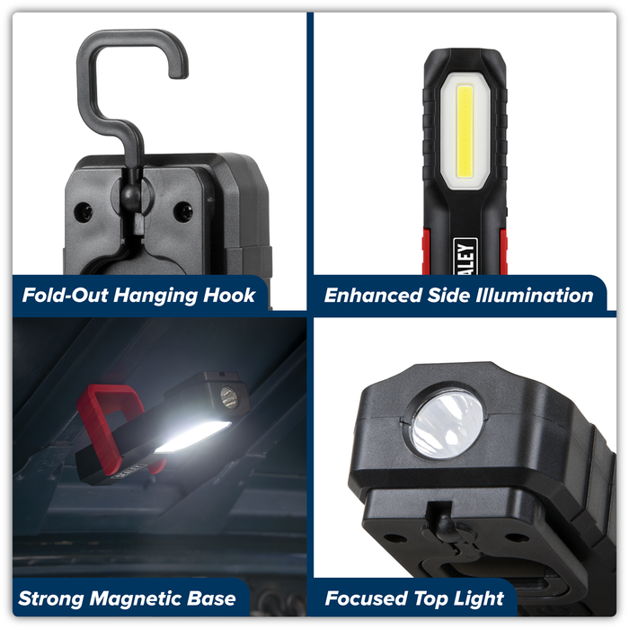 Rechargeable Inspection Light 3W COB & 2W SMD LED | LED301