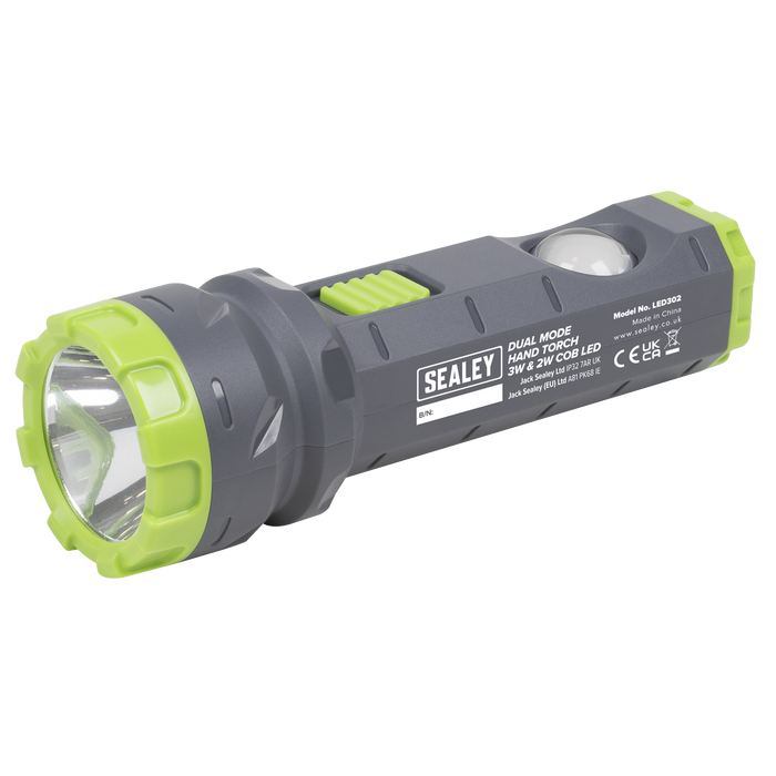 Dual Mode Hand Torch 3W & 2W COB LED | LED302