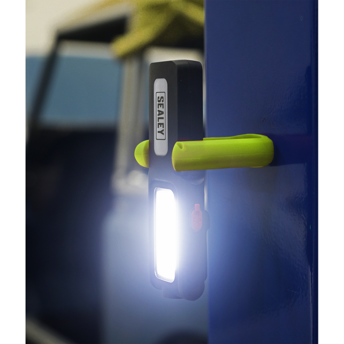 Rechargeable Inspection Light with Power Bank 5W COB & 3W SMD LED - Green | LED318G
