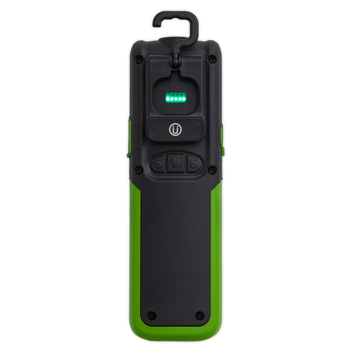 Rechargeable Inspection Light with Power Bank 5W COB & 3W SMD LED - Green | LED318G