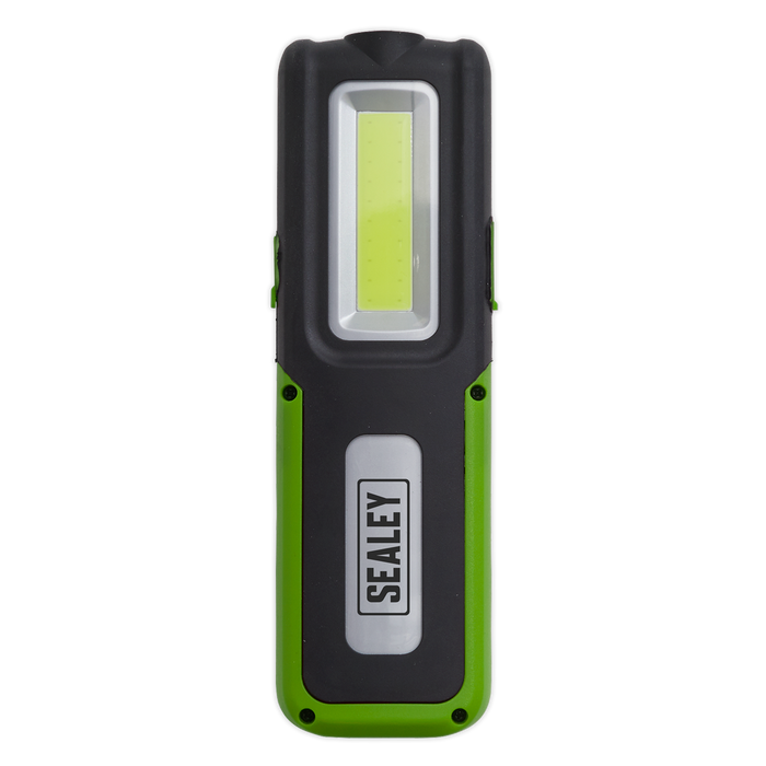 Rechargeable Inspection Light with Power Bank 5W COB & 3W SMD LED - Green | LED318G