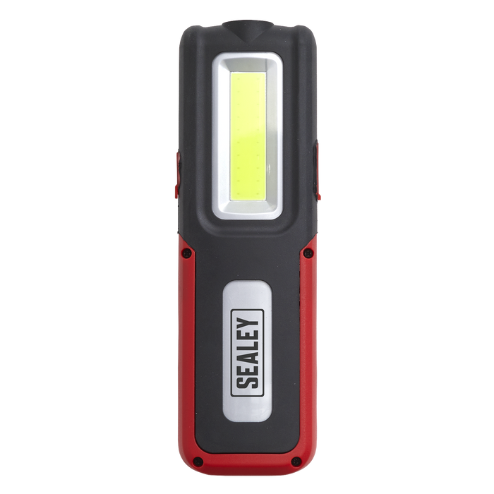Rechargeable Inspection Light with Power Bank 5W COB & 3W SMD LED - Red | LED318R