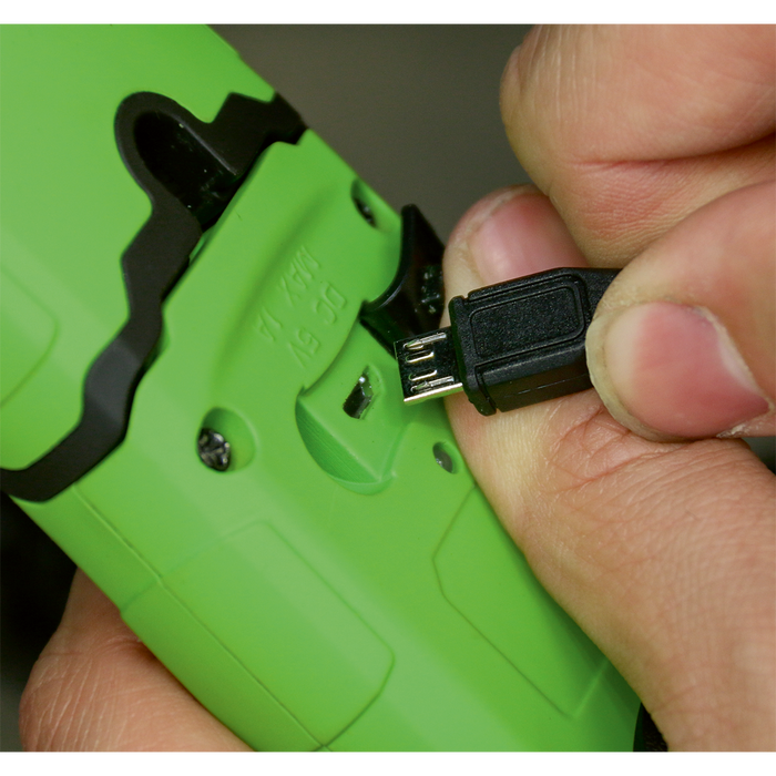 Rechargeable 360° Inspection Light 3W COB & 1W SMD LED - Green | LED3601G