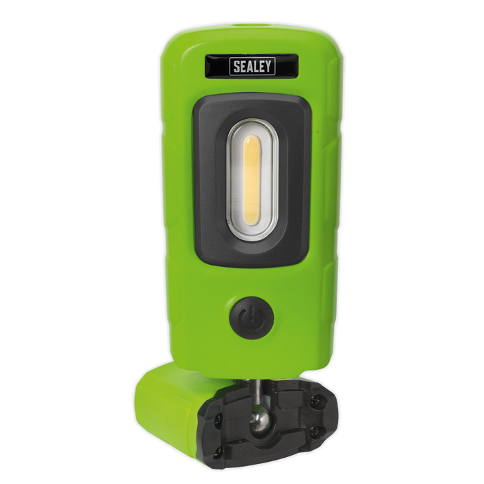 Rechargeable 360° Inspection Light 3W COB & 1W SMD LED - Green | LED3601G
