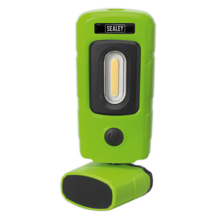 Rechargeable 360° Inspection Light 3W COB & 1W SMD LED - Green | LED3601G