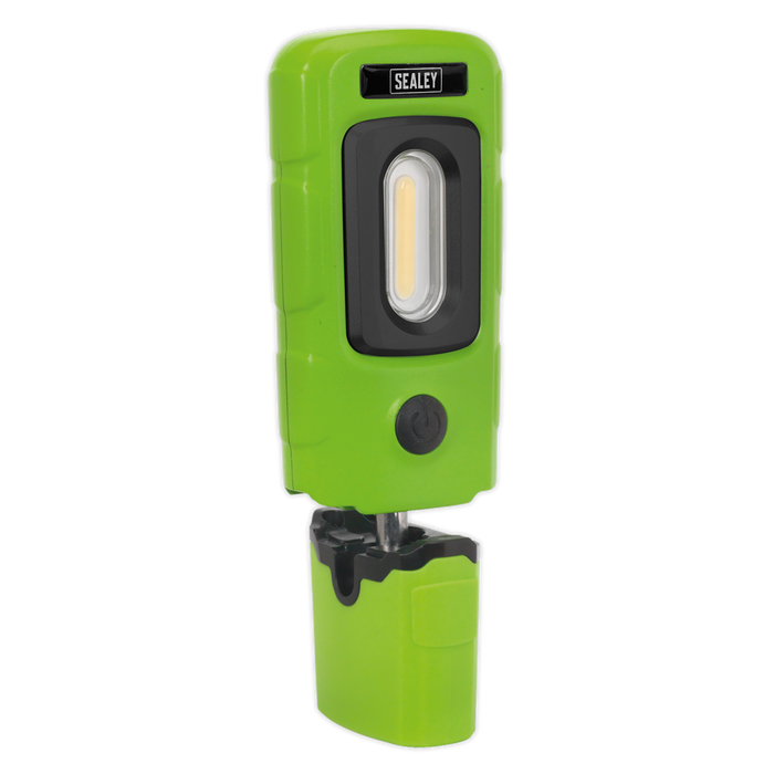 Rechargeable 360° Inspection Light 3W COB & 1W SMD LED - Green | LED3601G