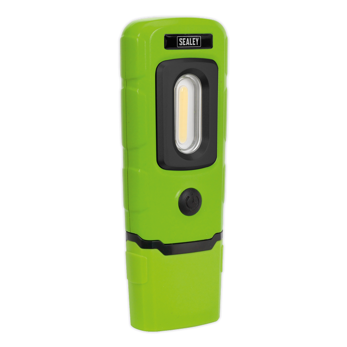 Rechargeable 360° Inspection Light 3W COB & 1W SMD LED - Green | LED3601G