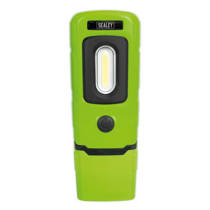 Rechargeable 360° Inspection Light 3W COB & 1W SMD LED - Green | LED3601G