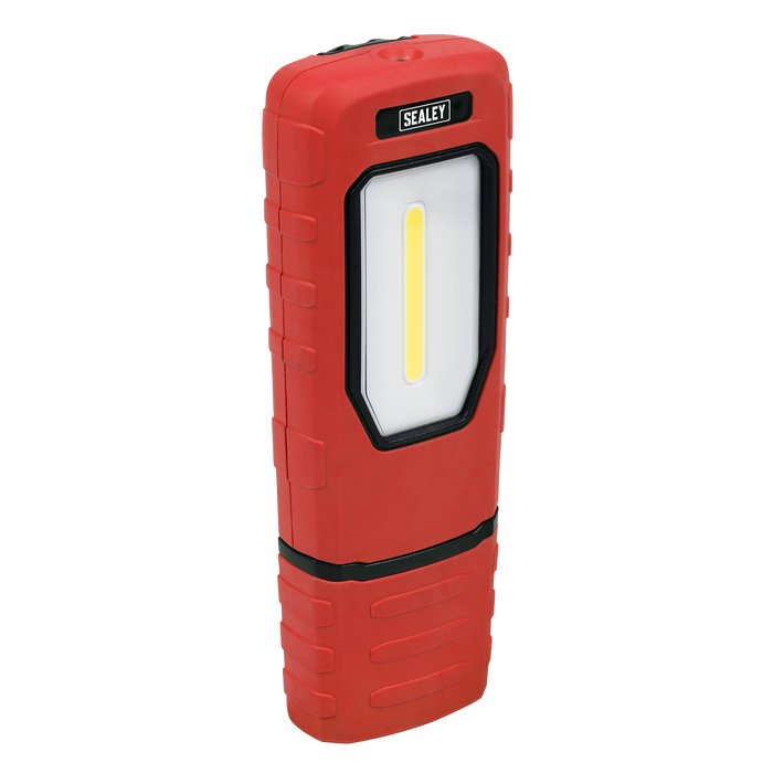 Rechargeable 360° Inspection Light 5W COB & 1W SMD LED - Red | LED3601R