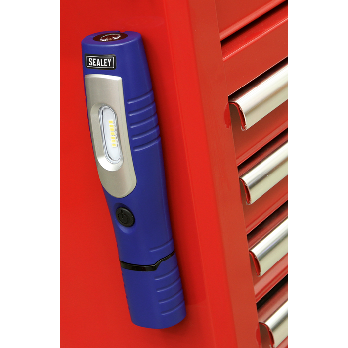 Rechargeable 360° Inspection Light 4W & 3W SMD LED - Blue | LED3602B