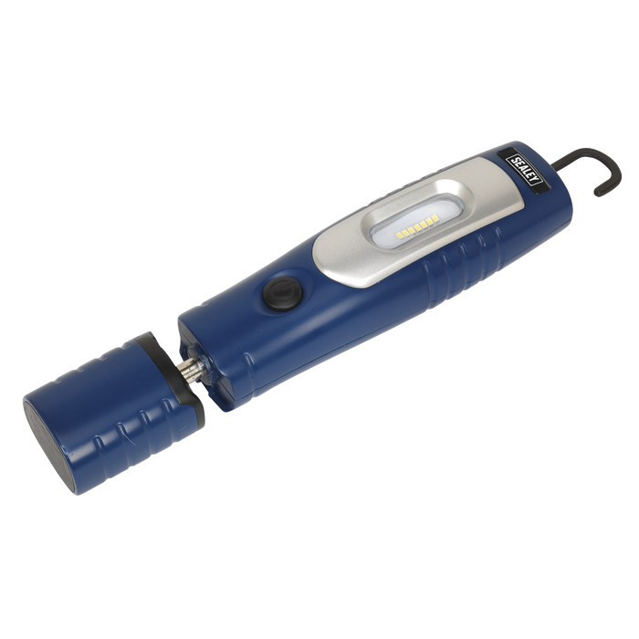 Rechargeable 360° Inspection Light 4W & 3W SMD LED - Blue | LED3602B