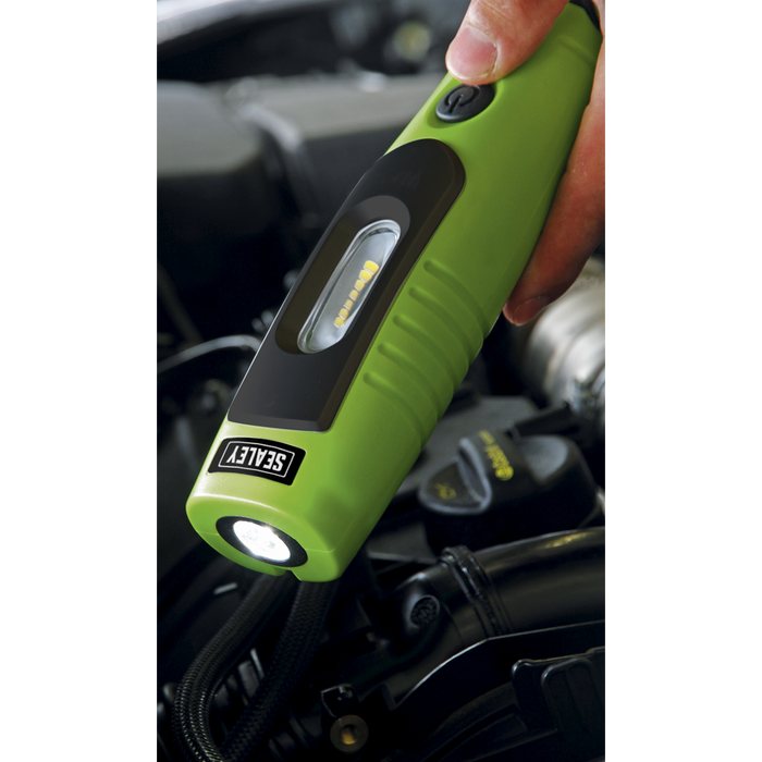 Rechargeable 360° Inspection Light 4W & 3W SMD LED - Green | LED3602G