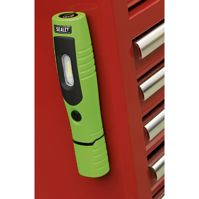 Rechargeable 360° Inspection Light 4W & 3W SMD LED - Green | LED3602G