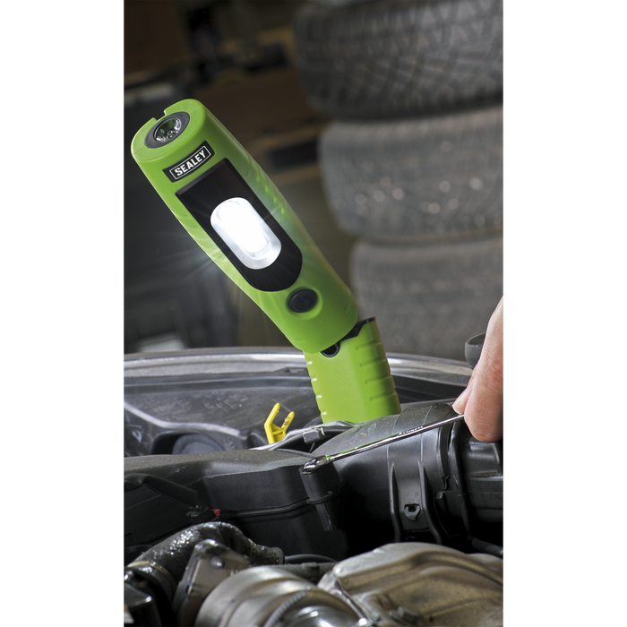 Rechargeable 360° Inspection Light 4W & 3W SMD LED - Green | LED3602G