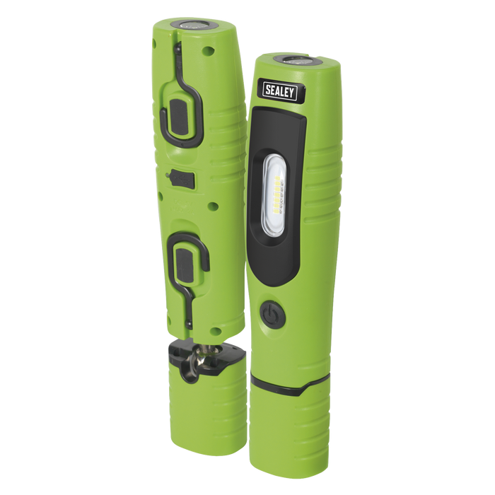 Rechargeable 360° Inspection Light 4W & 3W SMD LED - Green | LED3602G