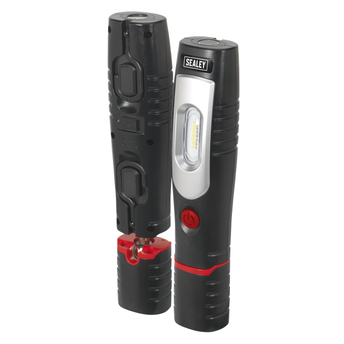 Rechargeable 360° Inspection Light 4W & 3W SMD LED - Black | LED3602