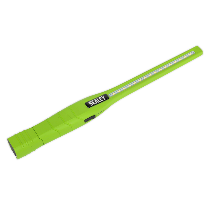 Rechargeable 360° Slim Inspection Light 8W & 1W SMD LED - Green | LED3604G