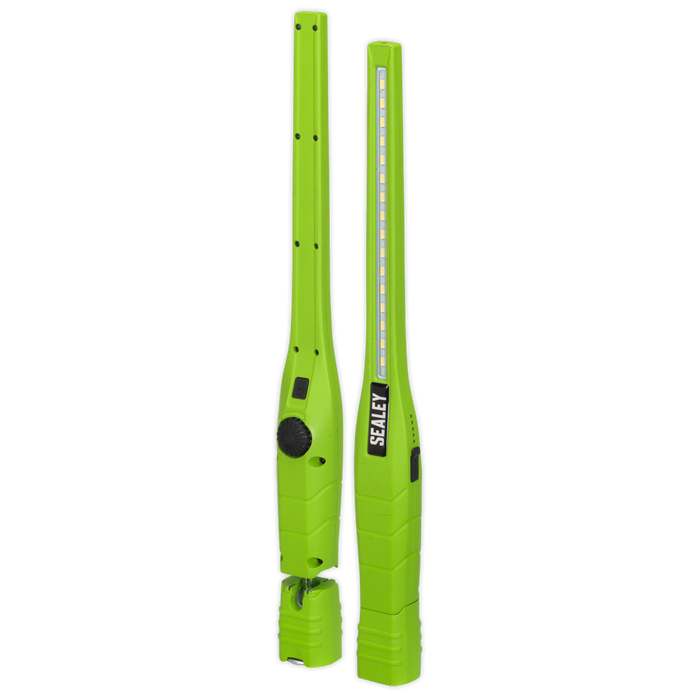 Rechargeable 360° Slim Inspection Light 8W & 1W SMD LED - Green | LED3604G