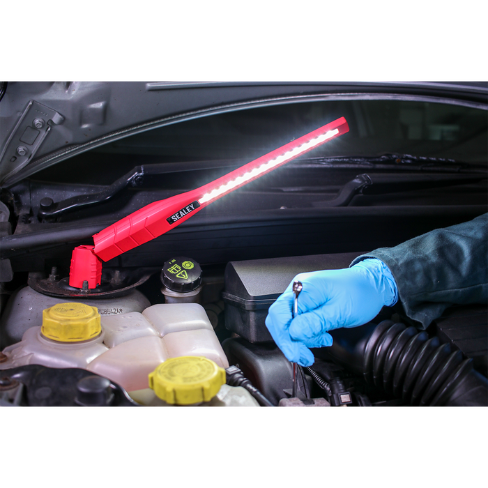 Rechargeable 360° Slim Inspection Light 8W & 1W SMD LED - Red | LED3604R