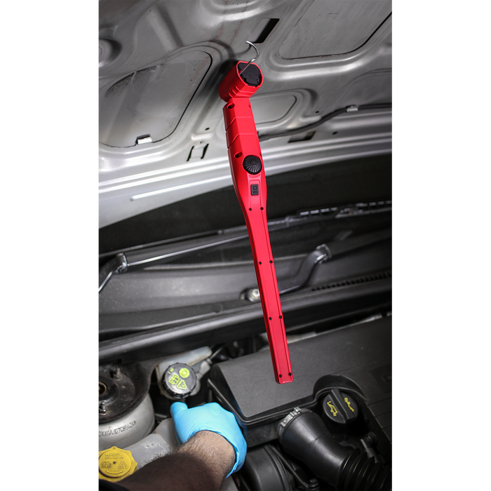 Rechargeable 360° Slim Inspection Light 8W & 1W SMD LED - Red | LED3604R