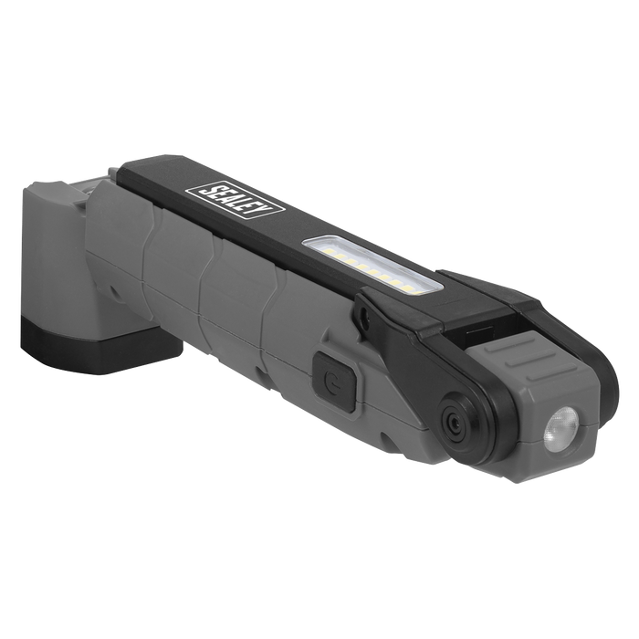Rechargeable 360° Inspection Light 10W & 2 x 4W SMD LED - Grey | LED3605GR
