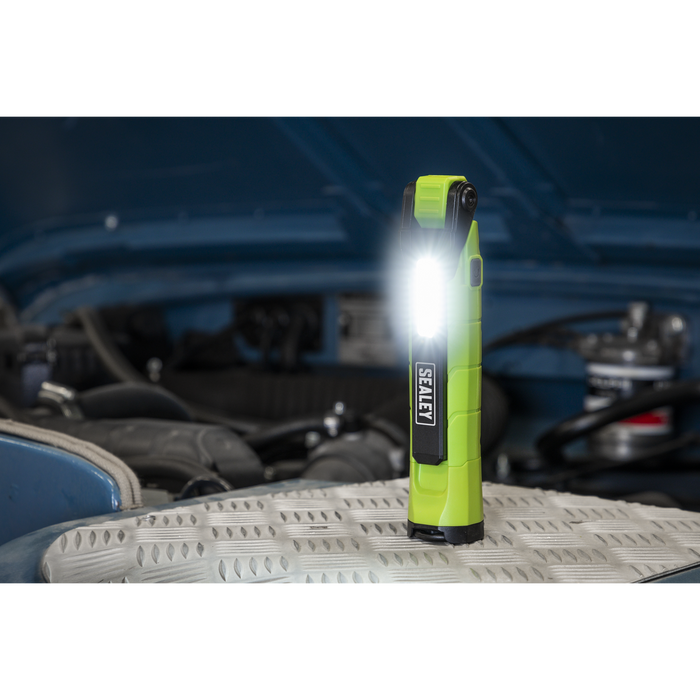 Rechargeable 360° Inspection Light 10W & 2 x 4W SMD LED - Green | LED3605G