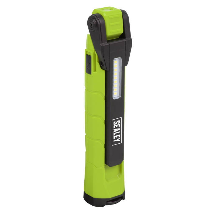 Rechargeable 360° Inspection Light 10W & 2 x 4W SMD LED - Green | LED3605G