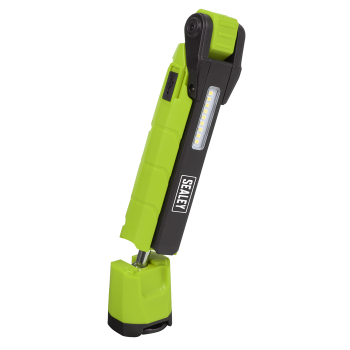 Rechargeable 360° Inspection Light 10W & 2 x 4W SMD LED - Green | LED3605G