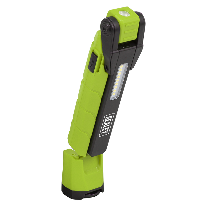 Rechargeable 360° Inspection Light 10W & 2 x 4W SMD LED - Green | LED3605G