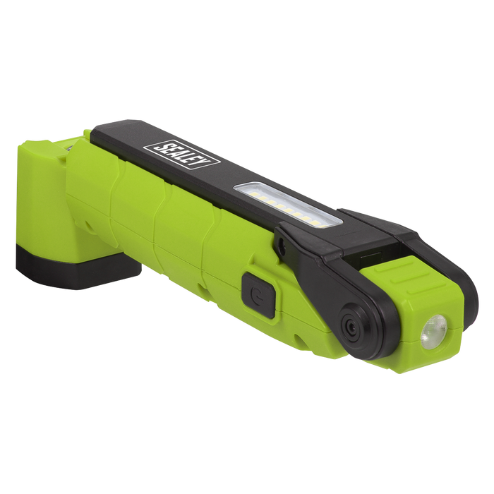 Rechargeable 360° Inspection Light 10W & 2 x 4W SMD LED - Green | LED3605G