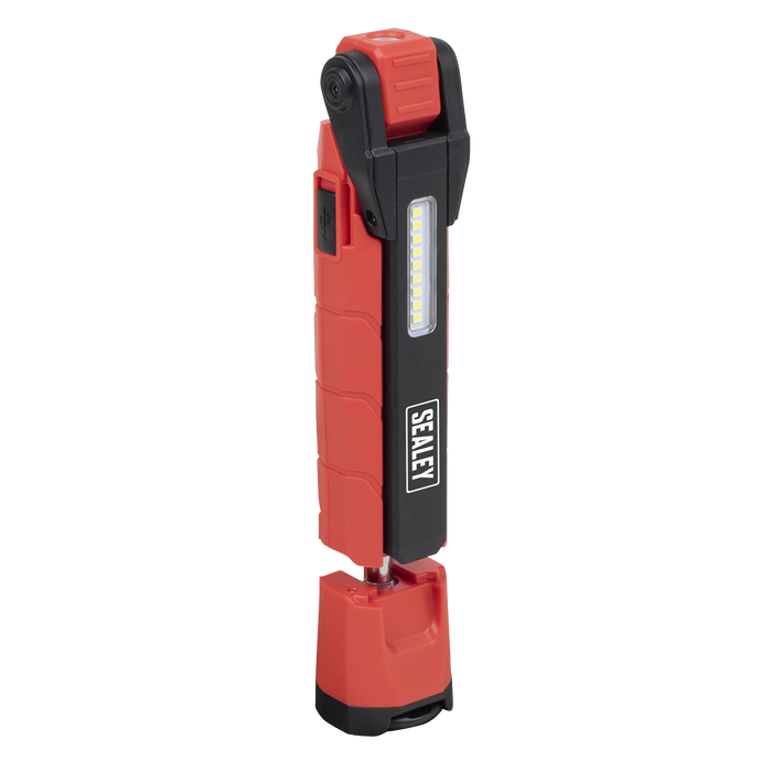 Rechargeable 360° Inspection Light 10W & 2 x 4W SMD LED - Red | LED3605R