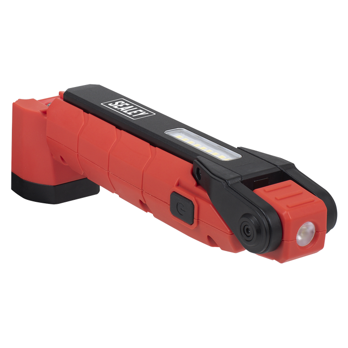 Rechargeable 360° Inspection Light 10W & 2 x 4W SMD LED - Red | LED3605R