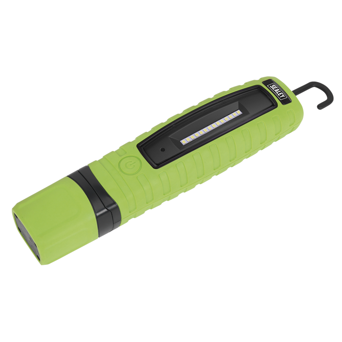 Rechargeable 360° Inspection Light 8W & 3W SMD LED - Green | LED360G