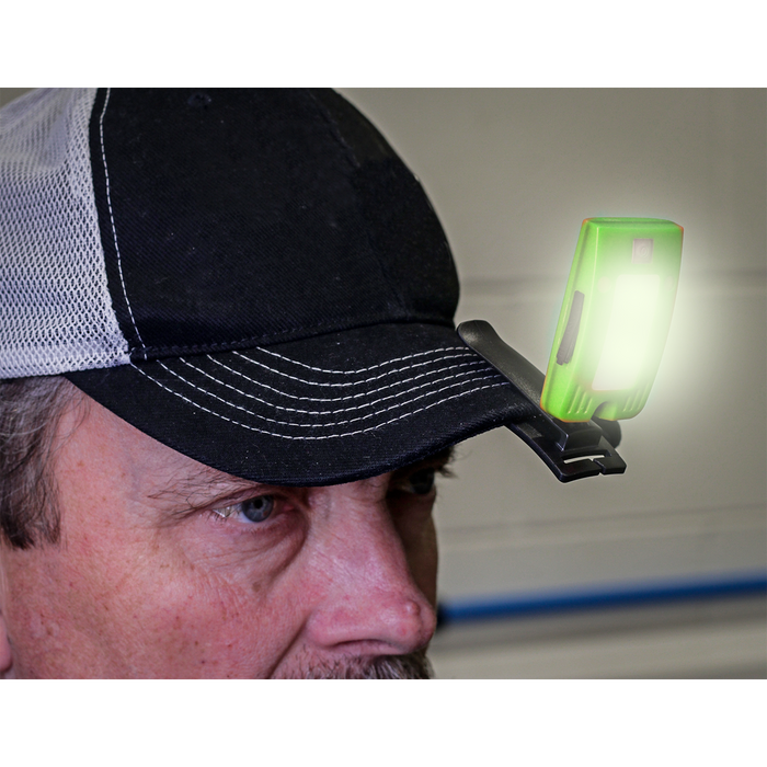 Rechargeable Head Torch with Auto-Sensor 2W COB LED - Green | LED360HTG