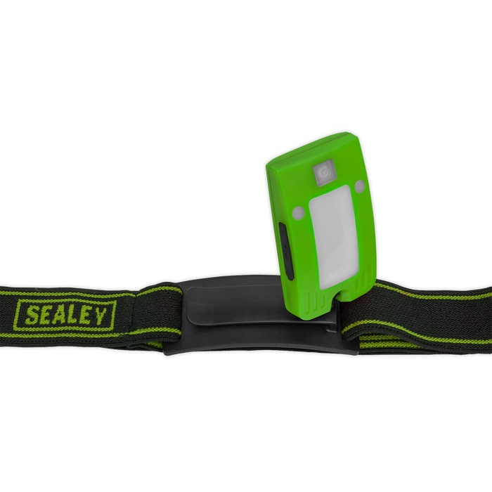 Rechargeable Head Torch with Auto-Sensor 2W COB LED - Green | LED360HTG