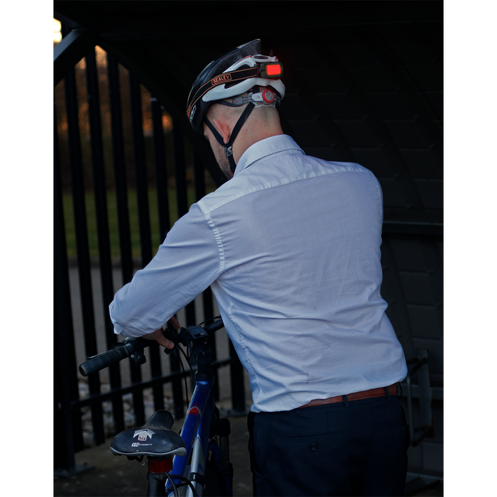 Rechargeable Head Torch with Auto-Sensor 2W COB LED - Black | LED360HT