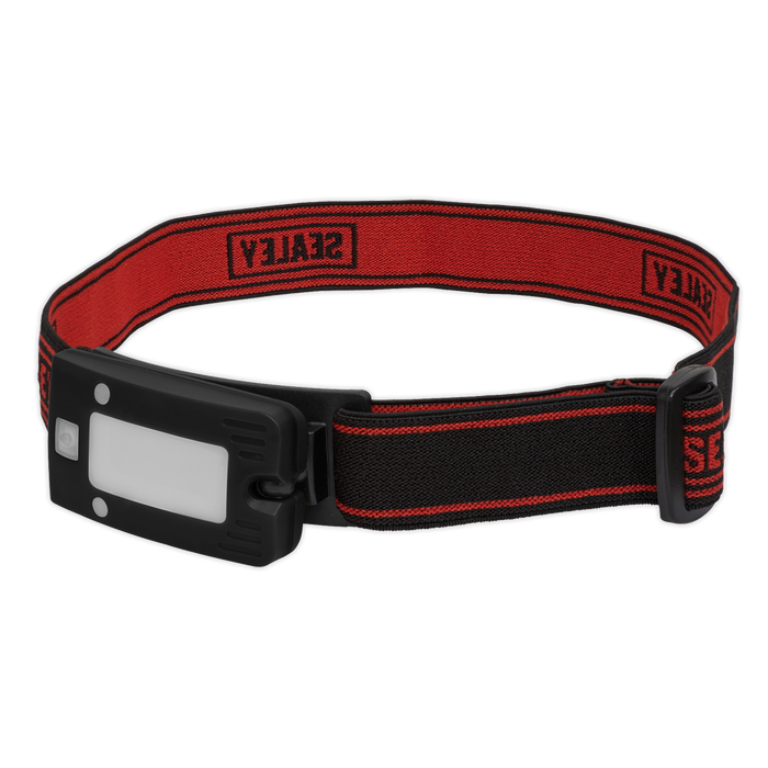 Rechargeable Head Torch with Auto-Sensor 2W COB LED - Black | LED360HT