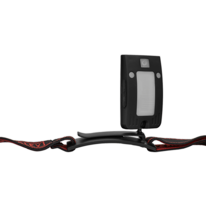 Rechargeable Head Torch with Auto-Sensor 2W COB LED - Black | LED360HT