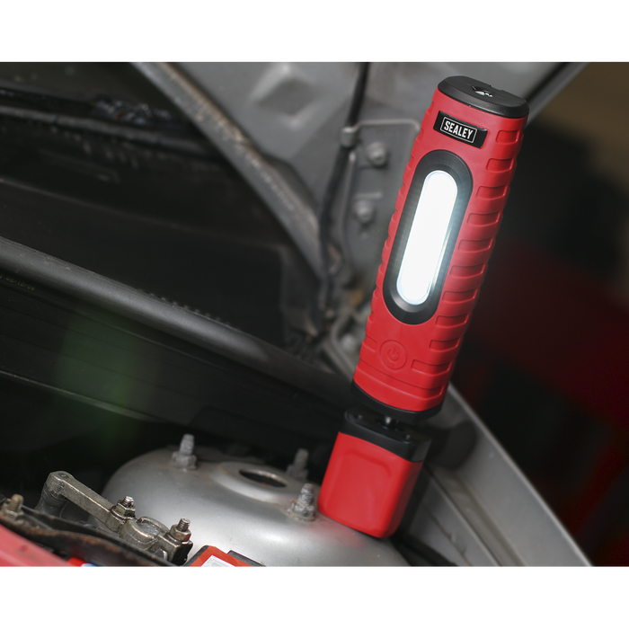 Rechargeable 360° Inspection Light 10W & 3W SMD LED - Red | LED360PLUSR