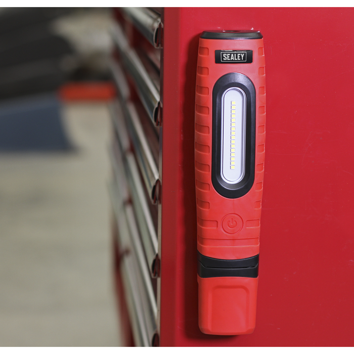 Rechargeable 360° Inspection Light 10W & 3W SMD LED - Red | LED360PLUSR