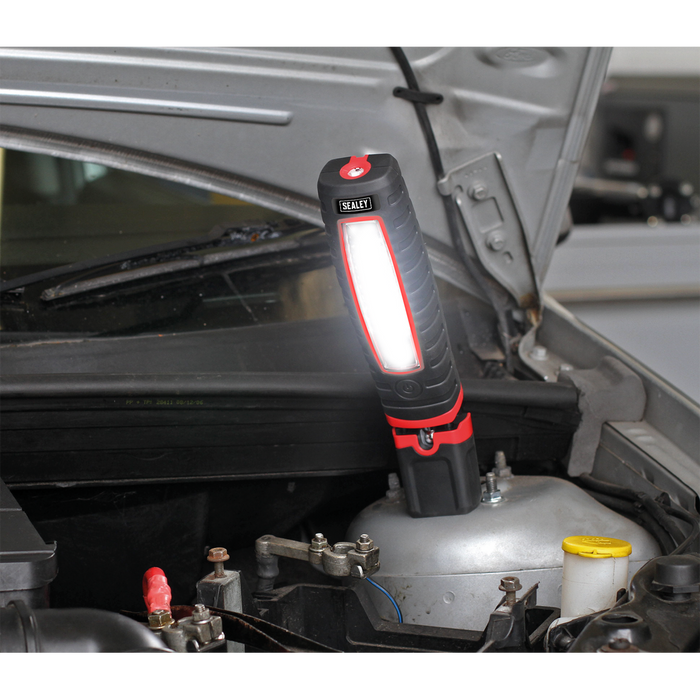 Rechargeable 360° Inspection Light 8W & 3W SMD LED - Black | LED360