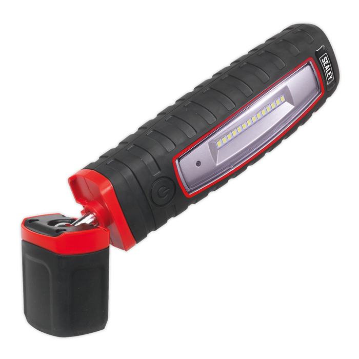 Rechargeable 360° Inspection Light 8W & 3W SMD LED - Black | LED360