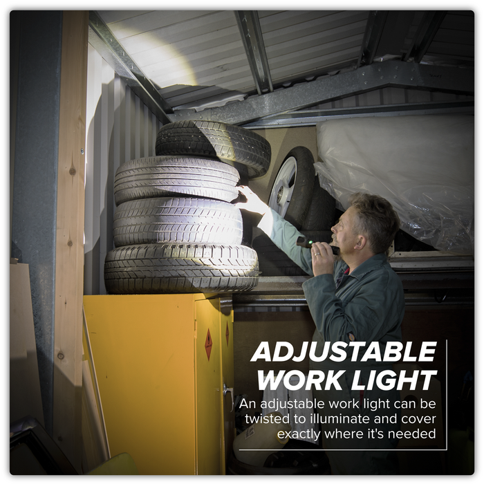 Rechargeable Aluminium Torch with Adjustable Focus 10W SMD LED | LED4492