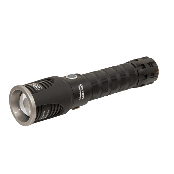Rechargeable Aluminium Torch with Adjustable Focus 10W SMD LED | LED4492