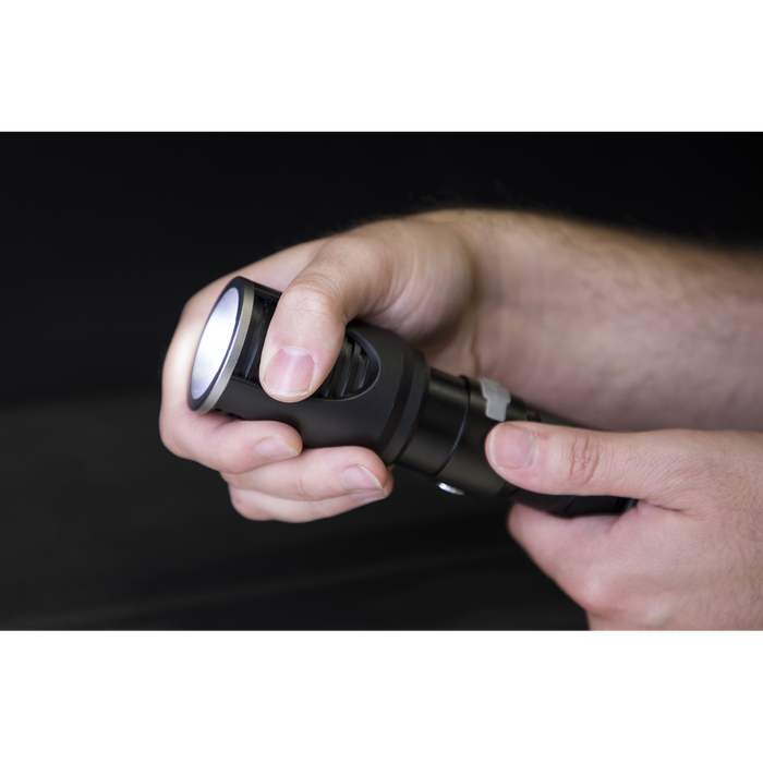 Rechargeable Aluminium Torch with Adjustable Focus 20W SMD LED | LED4493