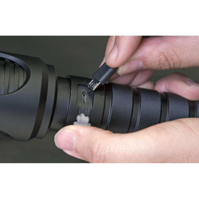 Rechargeable Aluminium Torch with Adjustable Focus 20W SMD LED | LED4493