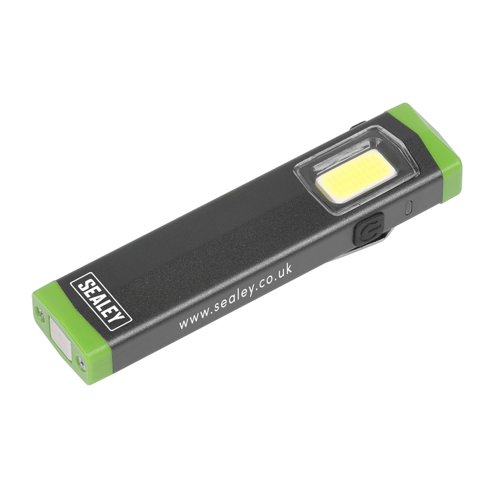Rechargeable Mini Super Beam Aluminium Pocket Light 3W COB LED | LED500SB
