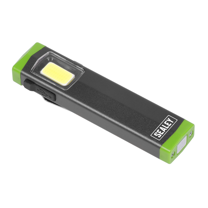 Rechargeable Mini Super Beam Aluminium Pocket Light 3W COB LED | LED500SB