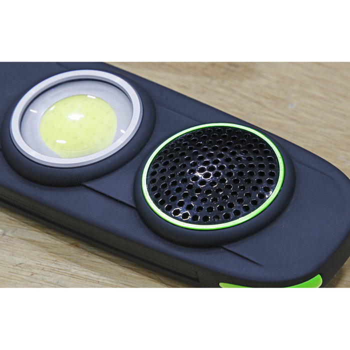 Rechargeable Torch with Wireless Speaker 10W COB LED - Display Box of 10 | LED50WSDB