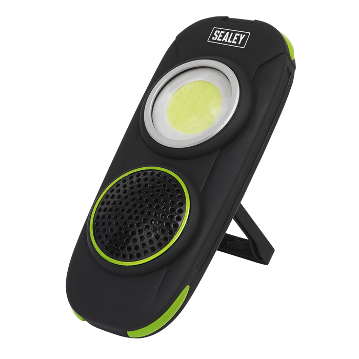 Rechargeable Torch with Wireless Speaker 10W COB LED - Display Box of 10 | LED50WSDB